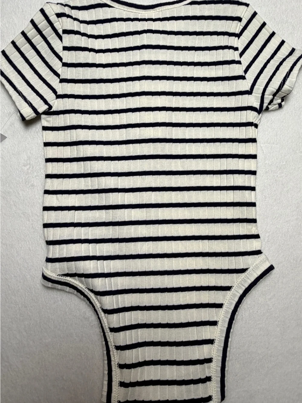 NWT Old Navy Blue & White Stripe Bodysuit & Old Navy Denim Jeggings 12-18M